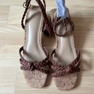 Just Fab Block Heel Sandal